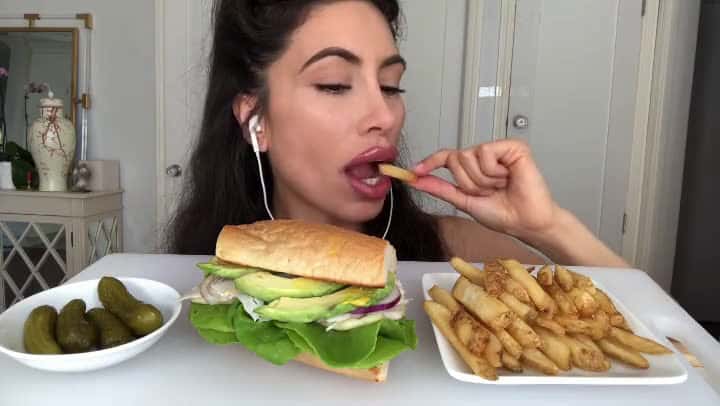 Cover for GO TO MY YOUTUBE AND WATCH THIS VIDEO fries frenchfries neverfitin asmrvideo food 19909 #shortvideos