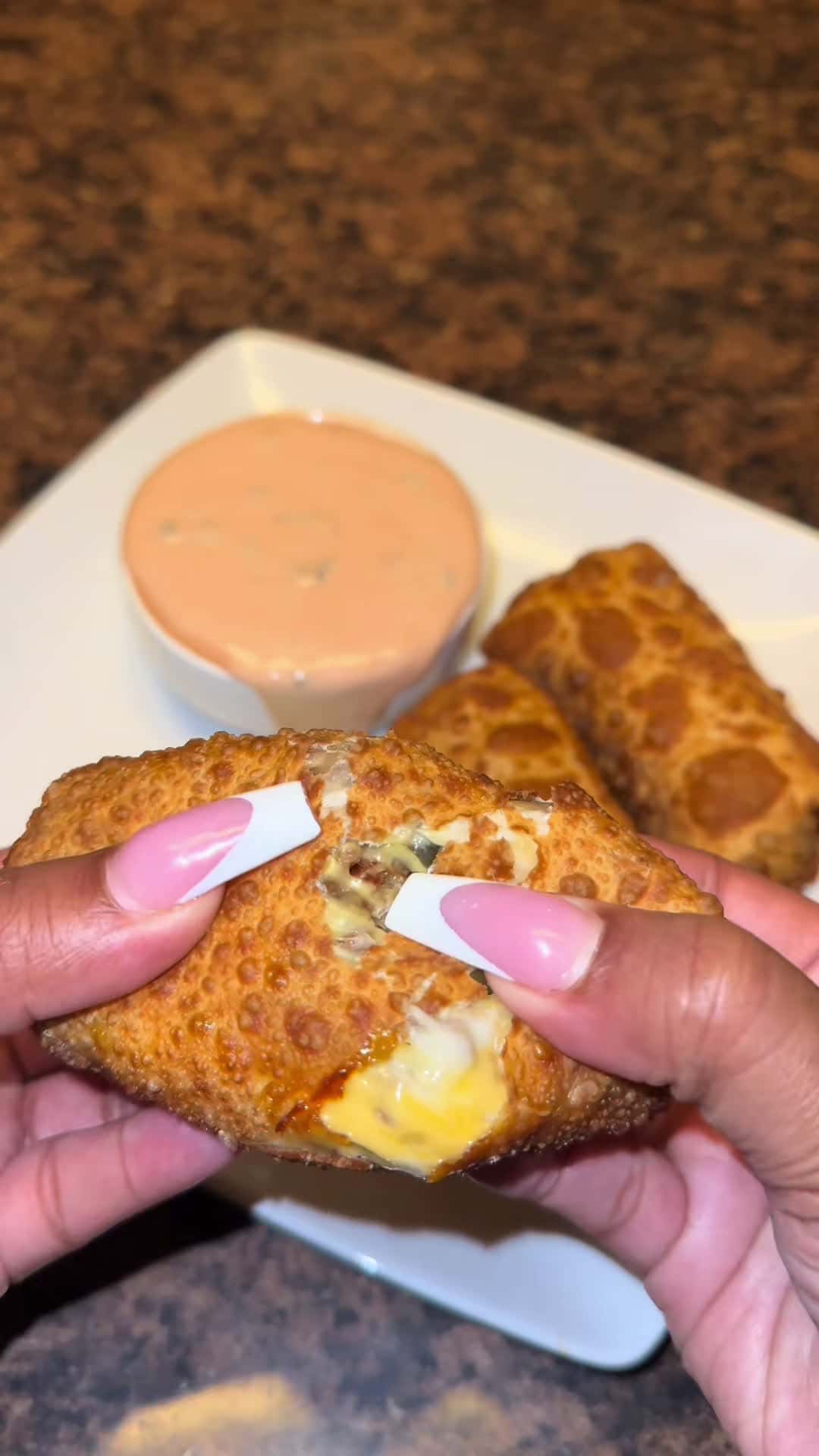 Cover for Bacon cheeseburger eggrolls using @Dan-O’s Seasoning #spiceupxmas #danospartner