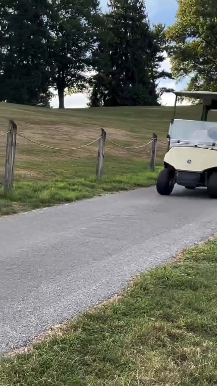 Cover for Dude gets into a golf cart accident 😂😂😂 #CaughtOnCamera
