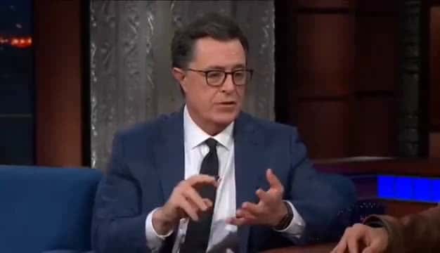 Cover for Stephen Colbert reveals he gets his news from Reddit in this candid chat with Trevor Noah 👀 #StephenColbert #TrevorNoah #Interviews