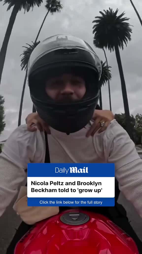 Cover for Nicola Peltz and husband Brooklyn Beckham were told to grow up by angry fans afte 10486 #ilovescoopz