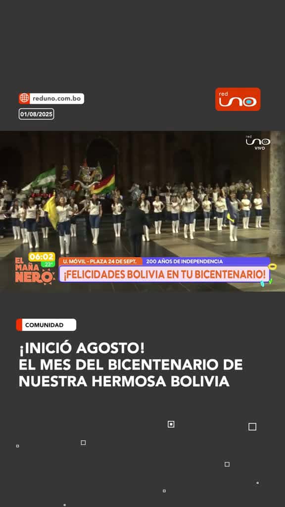 Cover for Comunidad  El Bicentenario de Bolivia es considerado en Bolivia el inicio de la i 14693 #trendingscoopz