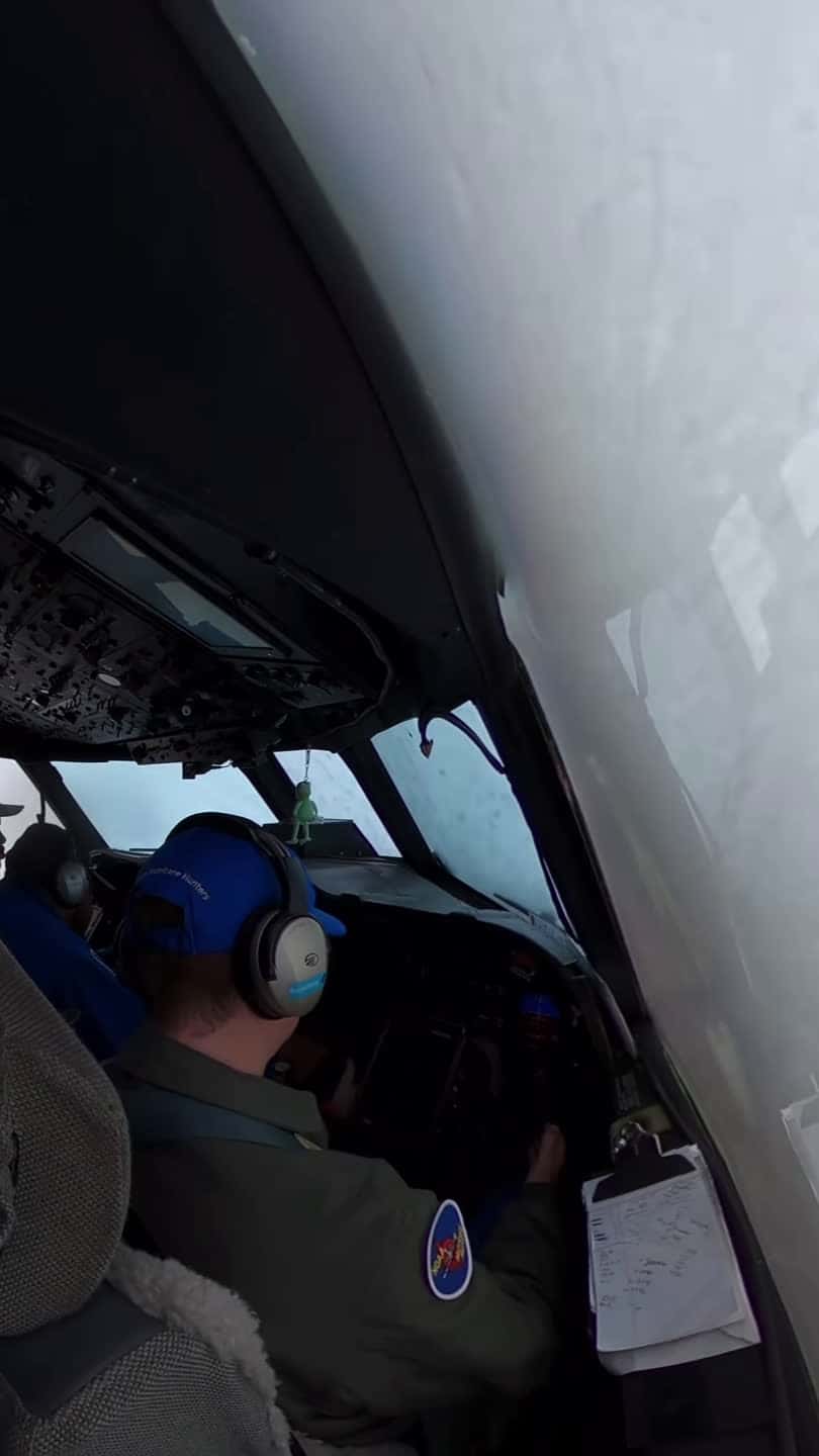 Cover for As #HurricaneErin became a category-5 storm, we were there. Last pass of this flight, but we’re not done yet — our mission to protect the American people continues, as always!