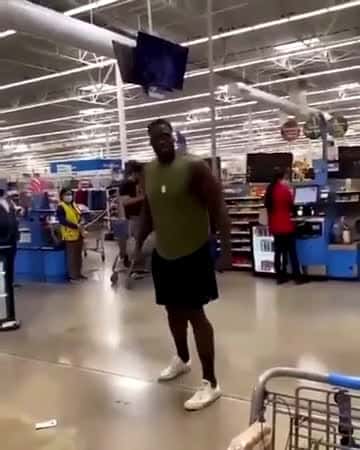 Cover for Big guy gets knocked out for talking to much