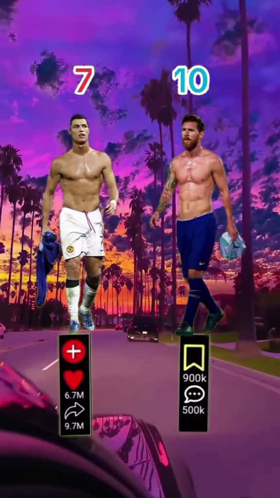 Cover for messi ronaldo 13439 #trendingscoopz