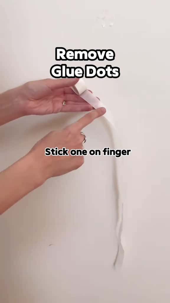 Cover for This hack is genius Remove those stubborn glue dots without ever damaging your wa 10254 #nicevideo