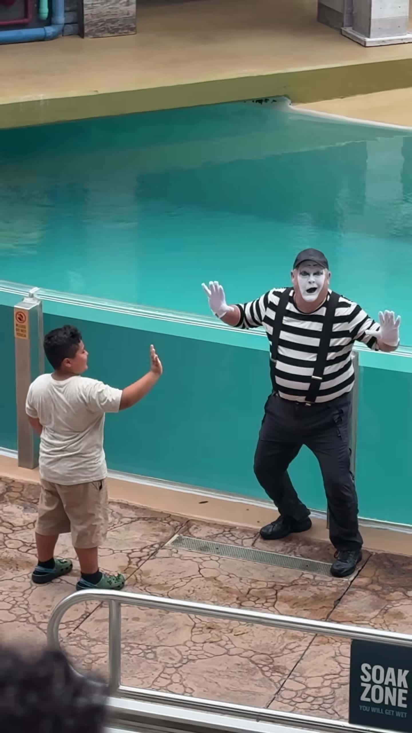 Cover for He messed around and found out Tom mime Seaworld #seaworldmime #funny #tomthemime #shorts #seaworldorlando #seaworld #comedy #funnyvideos #funnyshorts