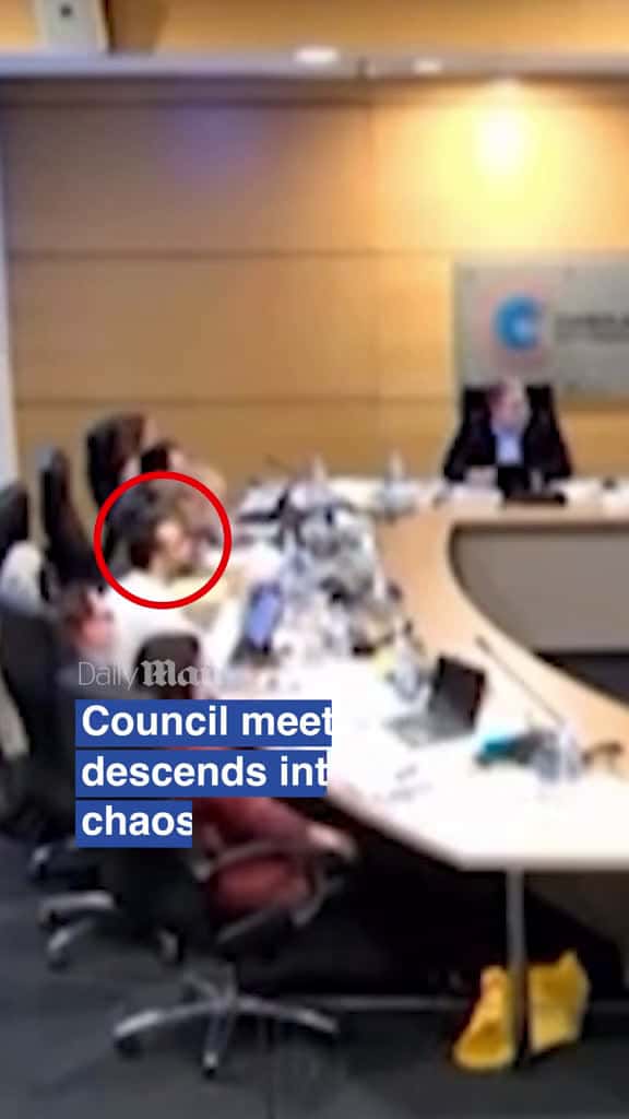 Cover for Council meeting descends into chaos. She had no regrets after her outburst 😳 🎥 councillorstevechristou created by Daily Mail with Daily Mail’s original sound - Daily Mail