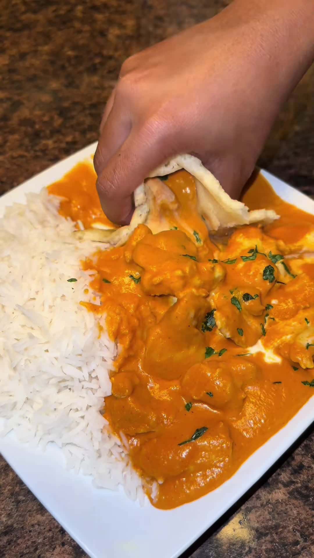 Cover for Butter chicken with naan bread 💕