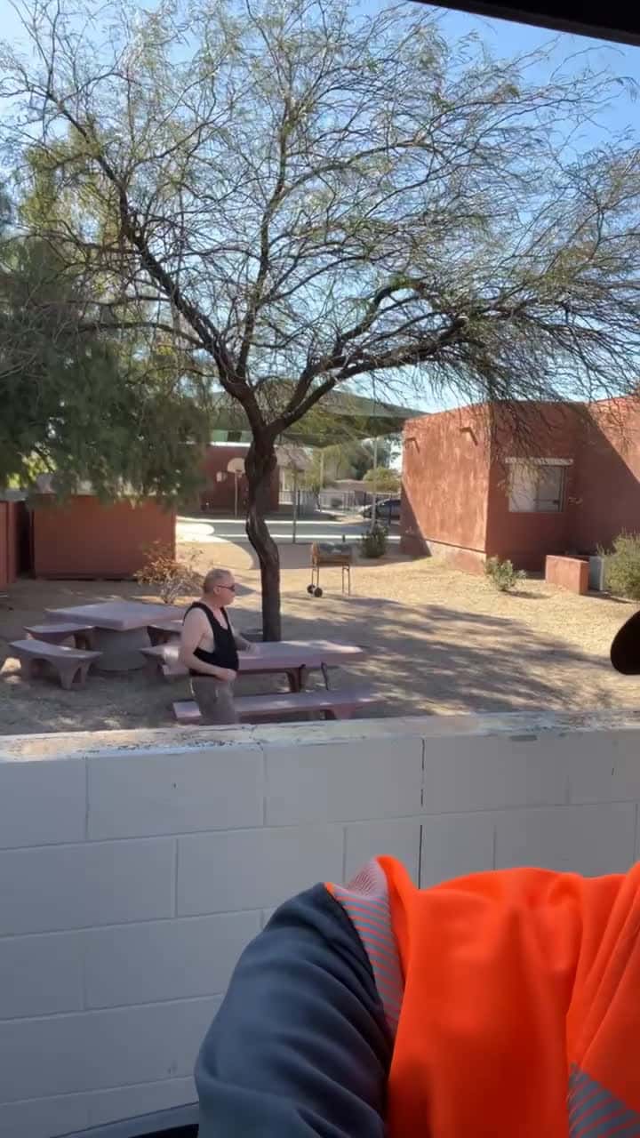 Cover for #karate  #shadowboxing this guy was showing off his skills to me bcuz I was sitting there  #scared  #fast  #fyp  #art  #tucson  #oldschool