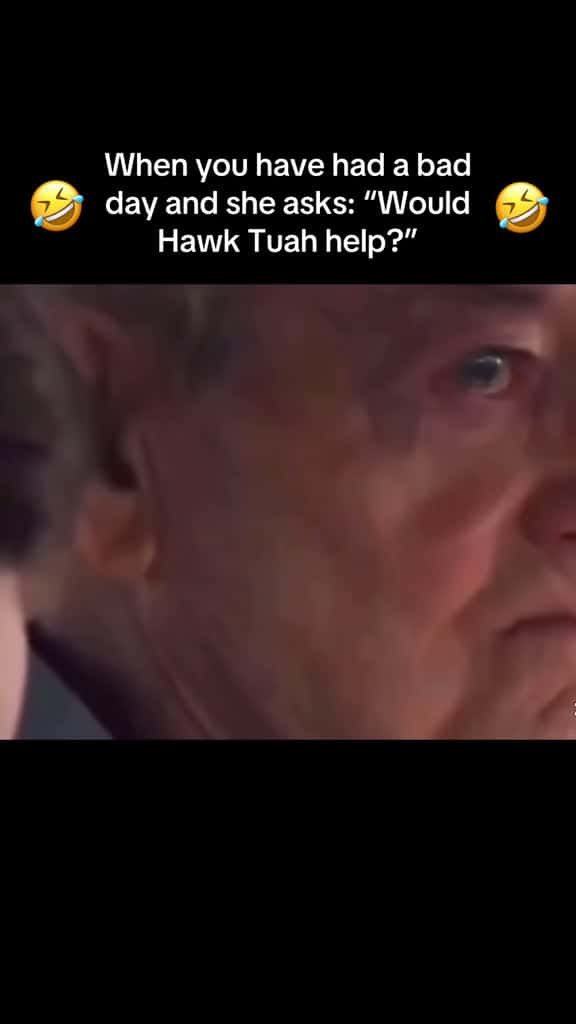 Cover for “Would hawk tuah help?” #trending #funny #men #relatable #wife #marriage #couplegoals