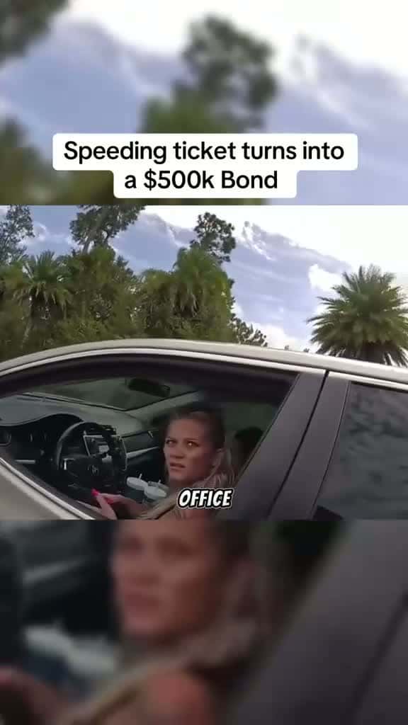 Cover for Speeding ticket turns into a $500,000 bond. #cops #policeofficer #bodycam #usa #caughtin4k #viral 