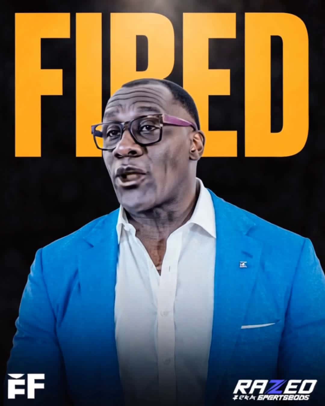 Cover for cut tiesfrench friesbow tieslakers in 5hahahah #shannonsharpe  #shannonsharpefired  #espn  #firsttake 