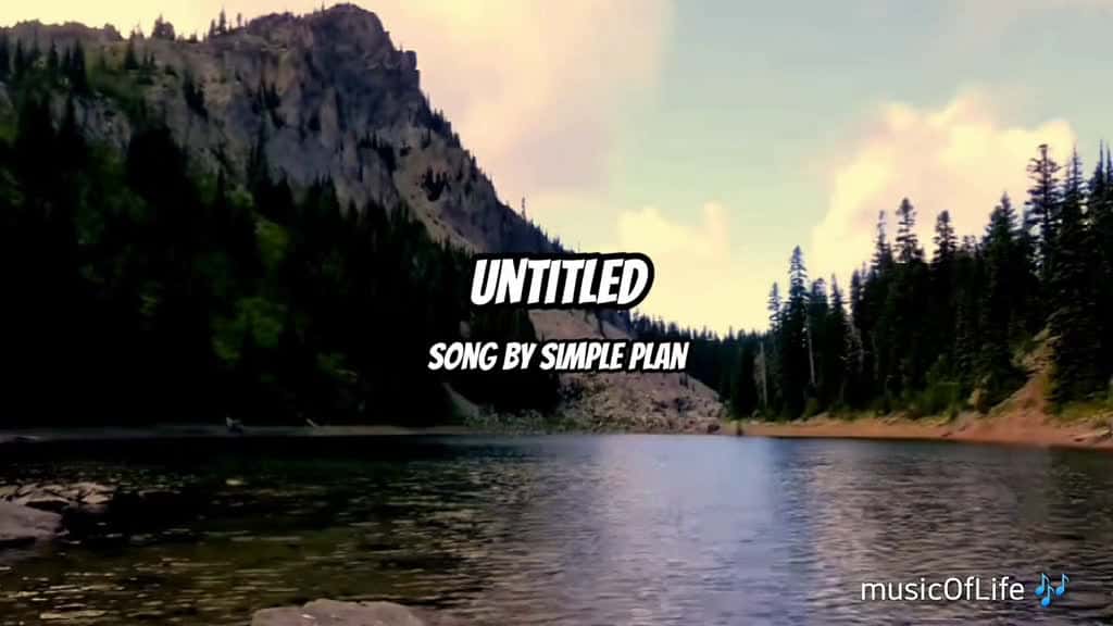 Cover for Untitled - Simple Plan full  lyrics  love  music  fyp 96581 #followMe