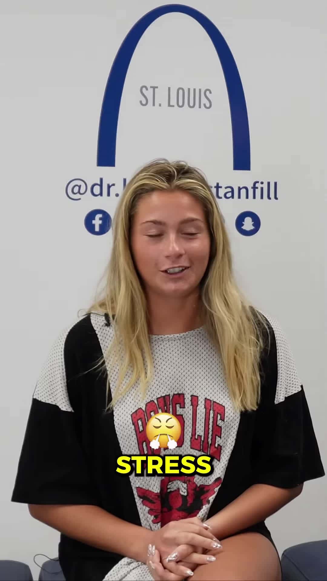 Cover for School Has Been Stressing Her OUT chiropractor backpain neckpain headaches