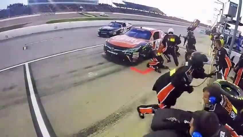 Cover for Cornfield pit stop. Iowa speedway. nascar pitstop pitcrew athlete gopro athletesoftiktok 70154 #america
