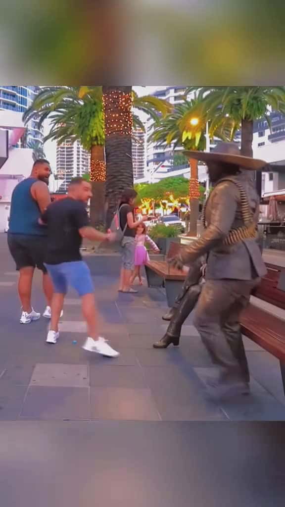 Cover for Bushman prank fpy fpy foryo funnyvideo funny funnyprank fun scare funnytiktok bushman foru 75711 #trending