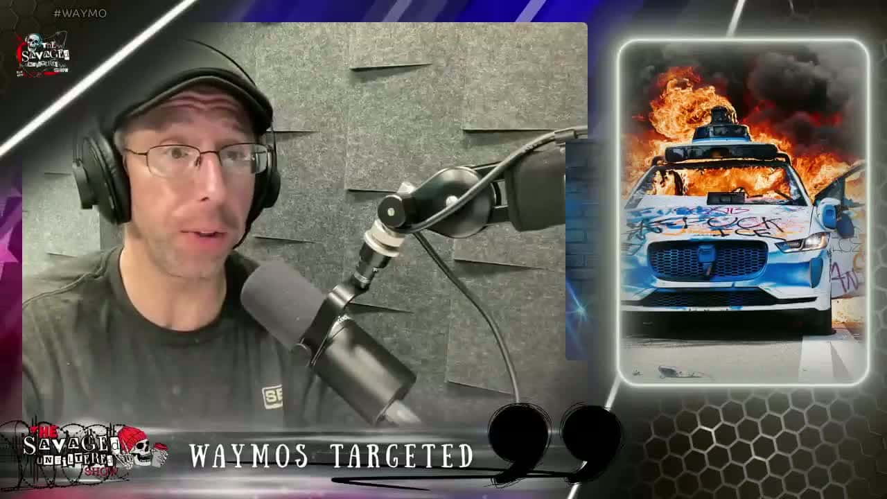 Cover for The Radical Leftist will learn the hard way! Now attacking Waymo 