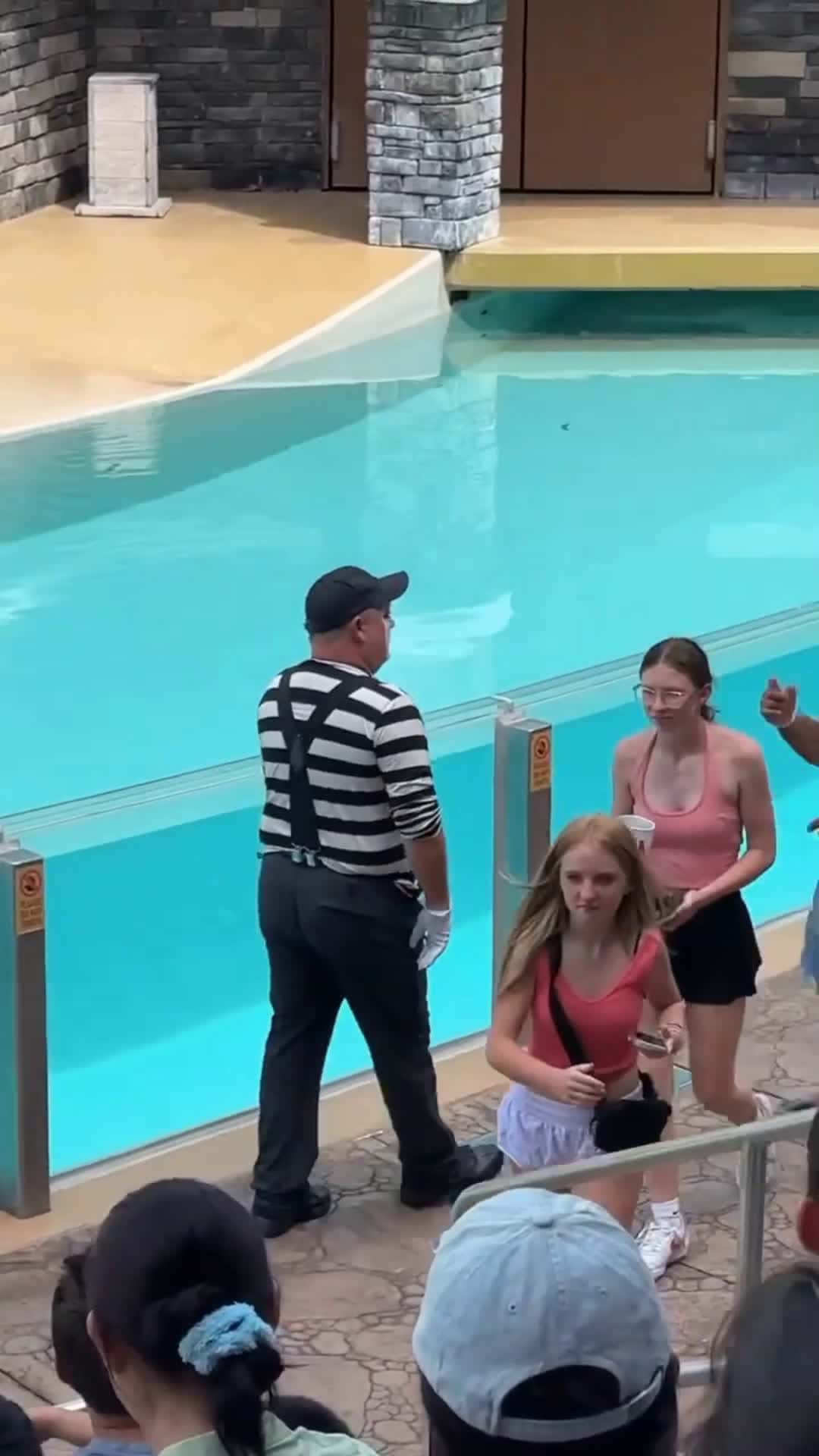 Cover for ‎Silliness activated 😱😂‎#seaworldmime #funny #tomthemime  #seaworldorlando #seaworld #comedy #funnyvideos #fun #mime 