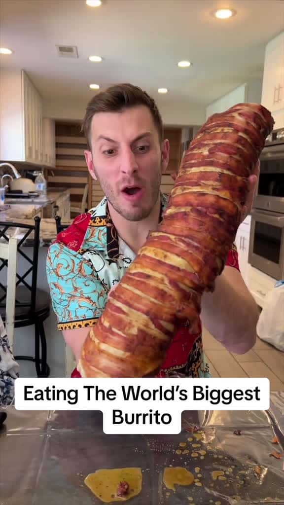Cover for Eating The Worlds Biggest Burrito  food 97898 #nicevideo