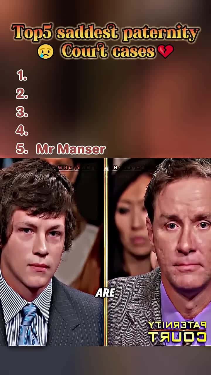 Cover for Top5 saddest paternity Court cases. #paternitycourt #youarenotthefather #sad