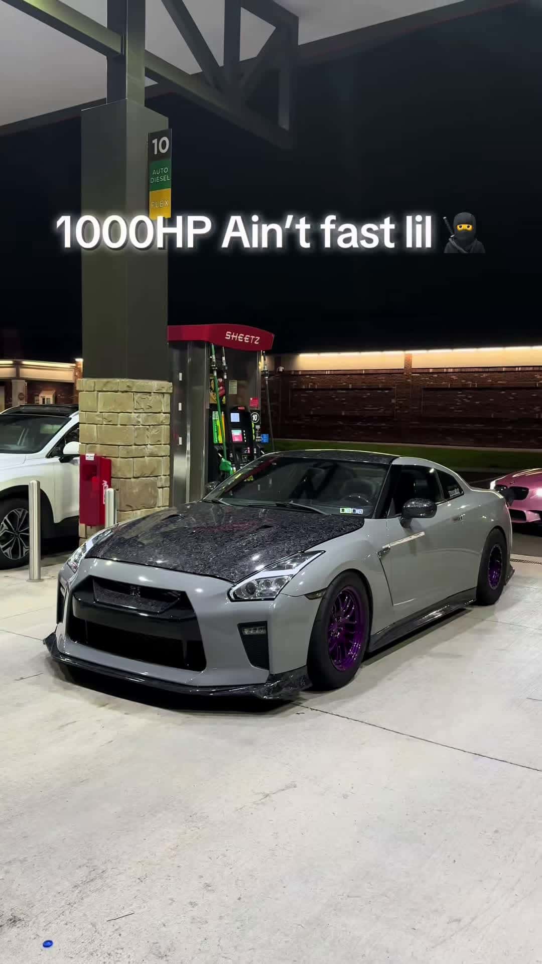 Cover for 1000HP Ain’t Fast Lil 🥷  #fyp #reels #gtr