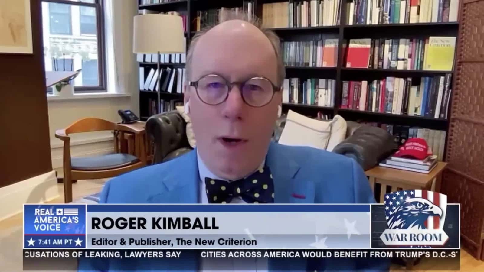 Cover for ROGER KIMBALL: They were right to be worried about Donald Trump’s return.He is changing not just DC politics but also the identity of America’s institutions. He's making an America we can be proud of once again.