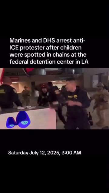 Cover for Oath breakers protecting ICE at detention center where children have been abused. #likeforpart2 #Ice #bodycam