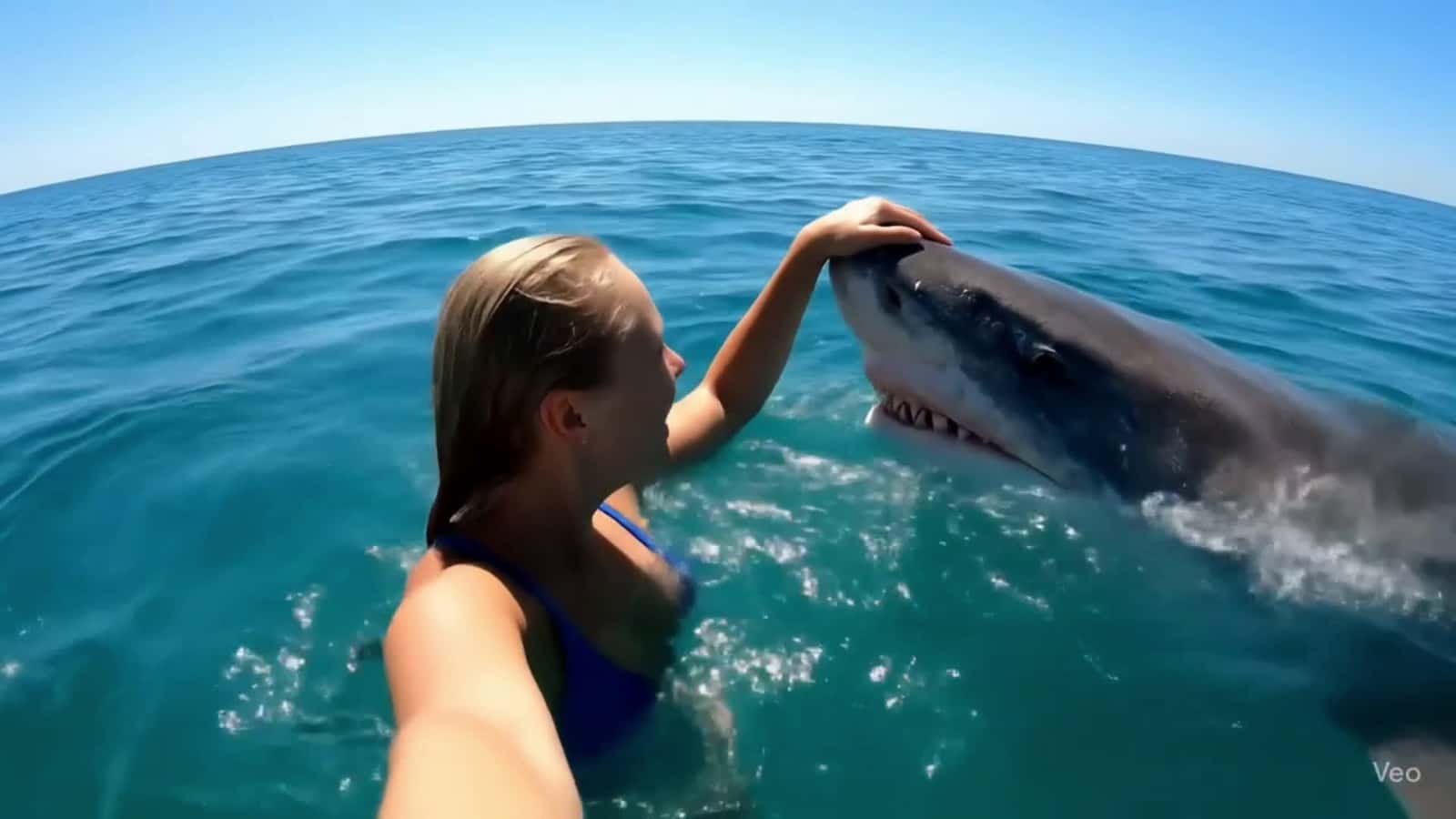 Cover for Yes  why not, he is 😂🫡 #shark  #humor  #wildlife #CaughtOnCamera