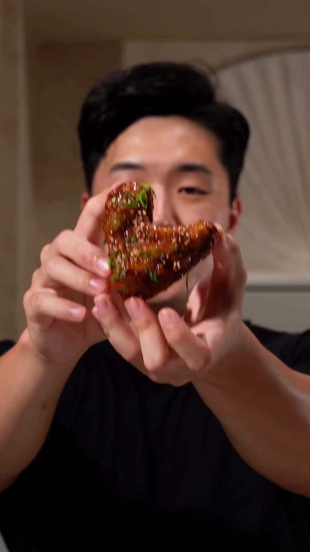 Cover for 🐓 Wings part 1/2: Soy Garlic 🕺🏻 #fyp #wings #food #foodtiktok #chicken #asmr #cooking