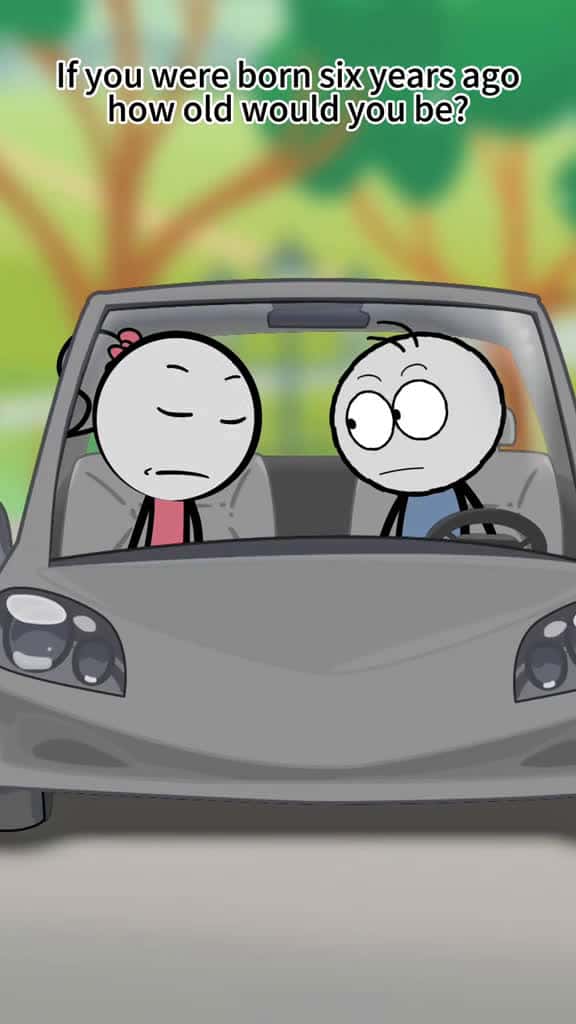 Cover for If you were born six years ago how old would you be funny 89710 #shortvideos
