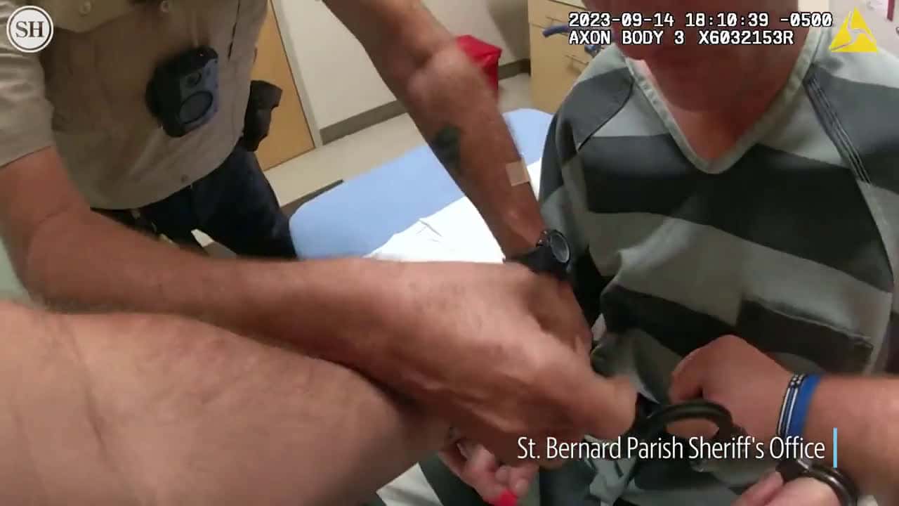 Cover for Body camera footage of Darrell Blappert Jr. arrest