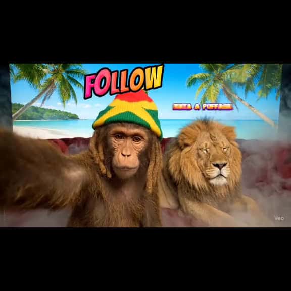 Cover for '🚗🌬️ Two best buds — a rasta monkey & lion — blazing across America. From big laughs to big trouble… Will they make it? 📍Follow @WorldOfSkilla to find out if they survive the trip! #RataAndPufasa #VlogSeries #ComedyAdventure #W...