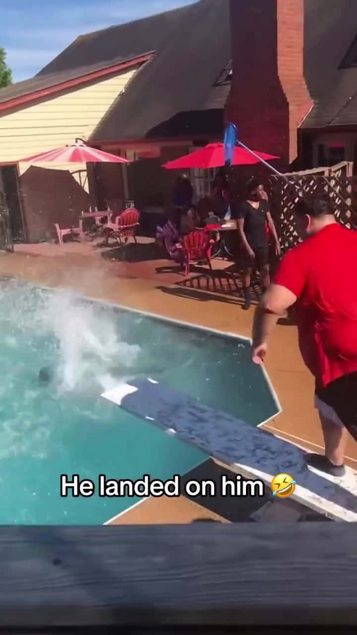 Cover for Oh noo😂😂He landed just on him