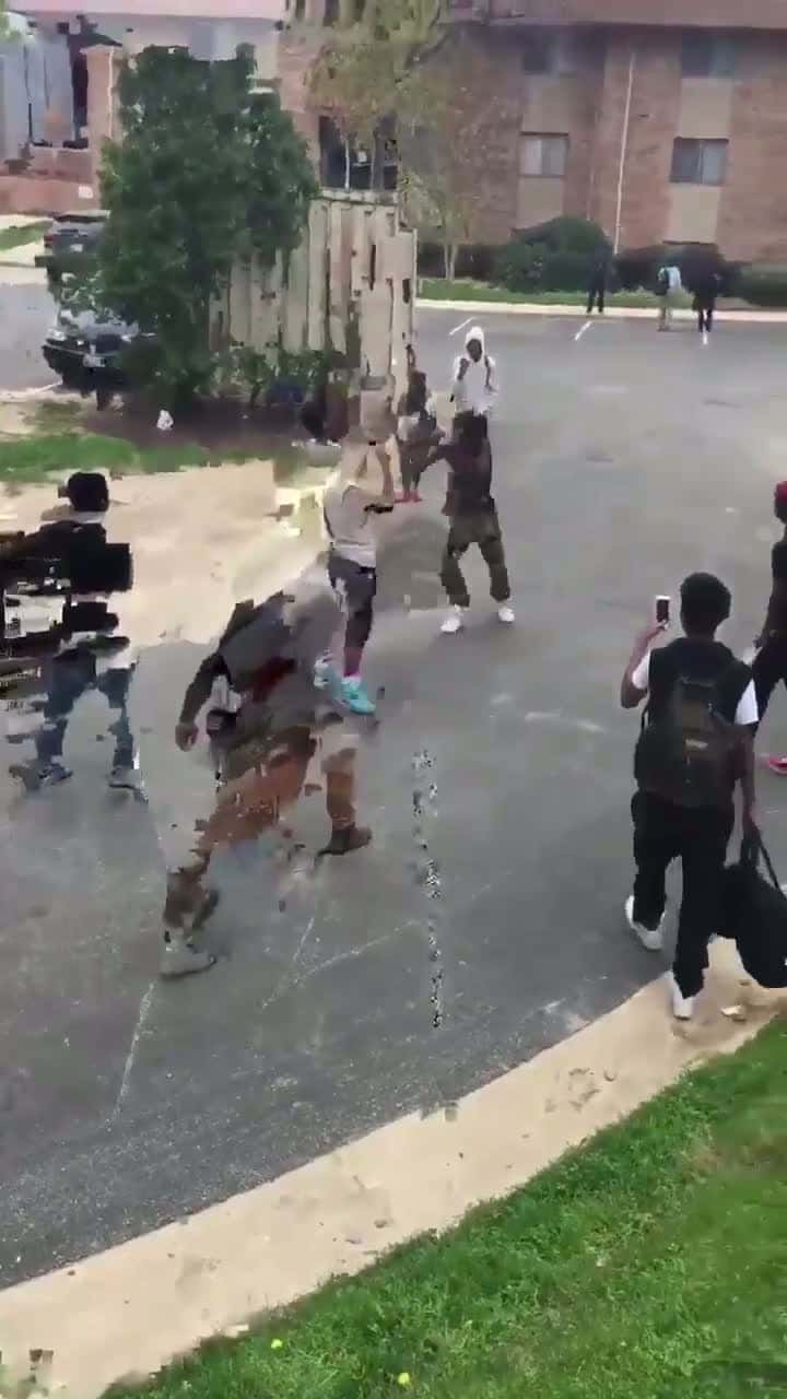 Cover for Boy got his so hard he thought he was getting jumped 😂 #fight #fyp #funny