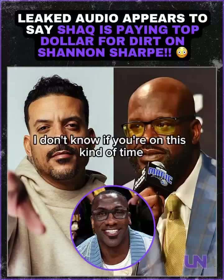 Cover for Matt Barnes allegedly caught telling folks that Shaq was offering “BIG money” to anyone with dirt on Shannon Sharpe all after Sharpe landing that $100M deal with The Volume Network, a deal Shaq was reportedly eyeing himself.This o