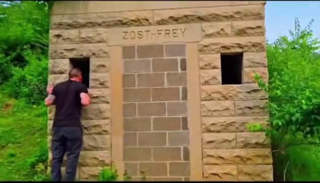 Cover for 'Him: "I swear to God that's a hand I can see right there" 🦴👋🦴 Me: 👀 "What do you mean a hand" 💀 We had noticed the bricked up "windows" on this particular mausoleum were no longer bricked up so obviously we had to go investiga...