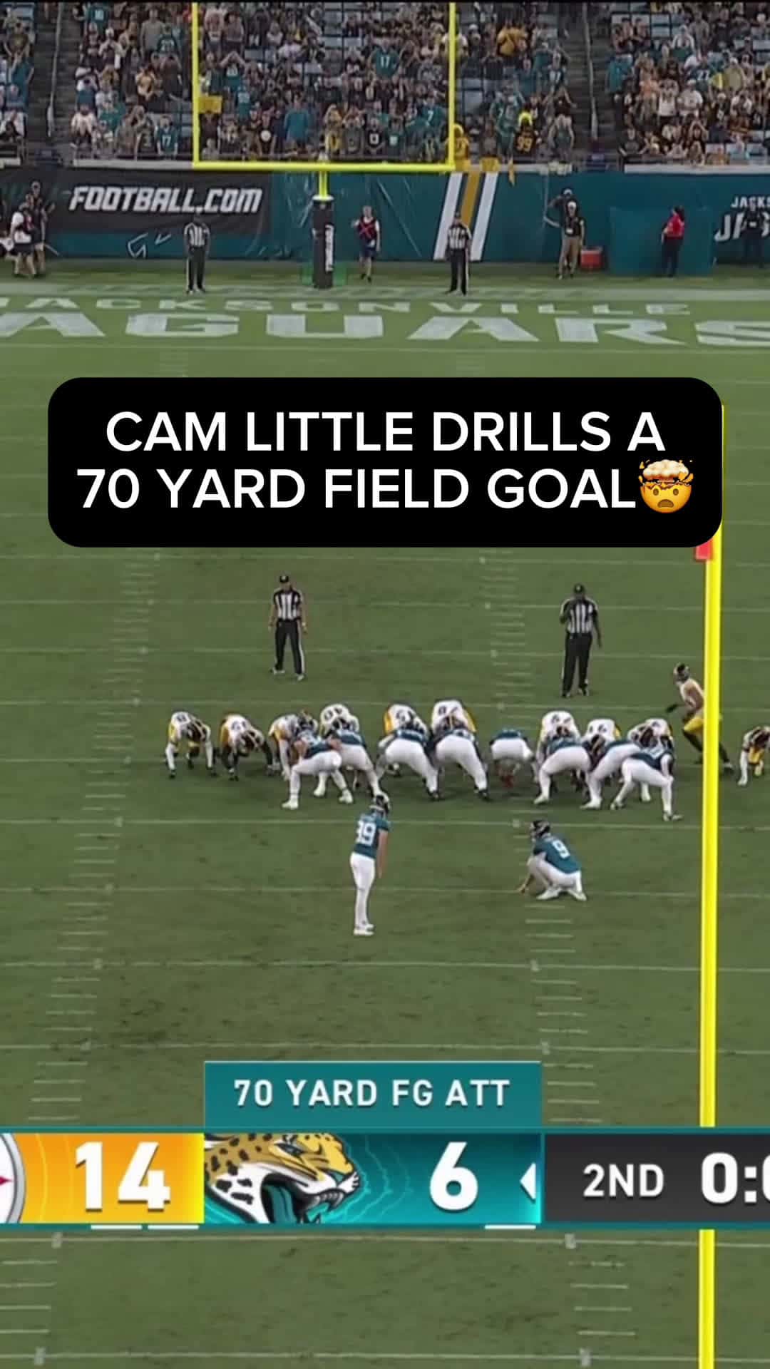Cover for A NFL Record 70 Yard Field Goal🤯