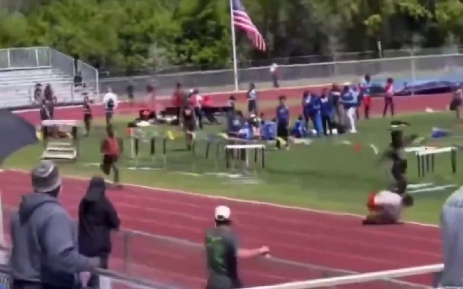 Cover for He was about to win the race when this teen tackled him from behind.