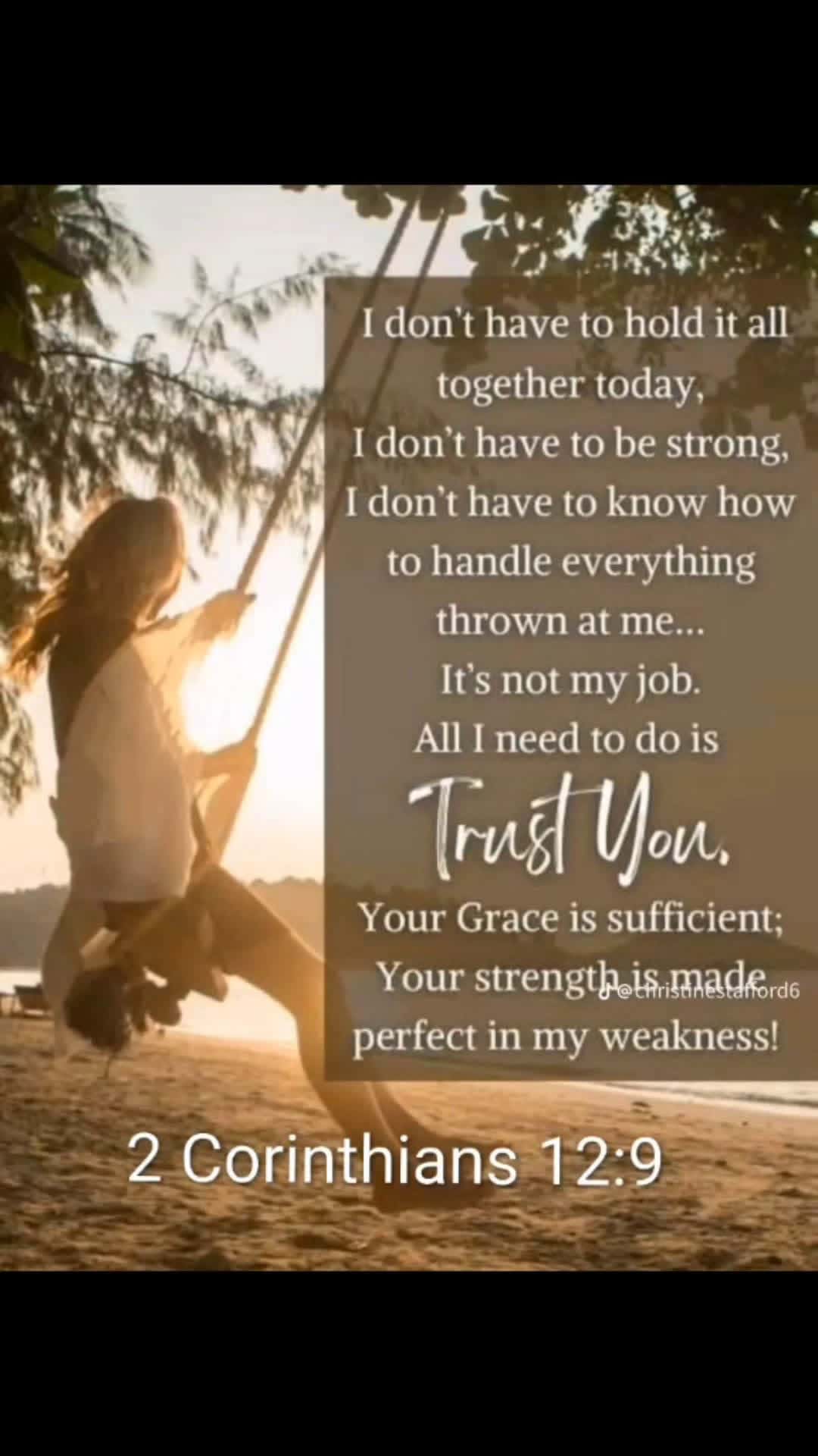 Cover for The Lords strength is made perfect in our weakness