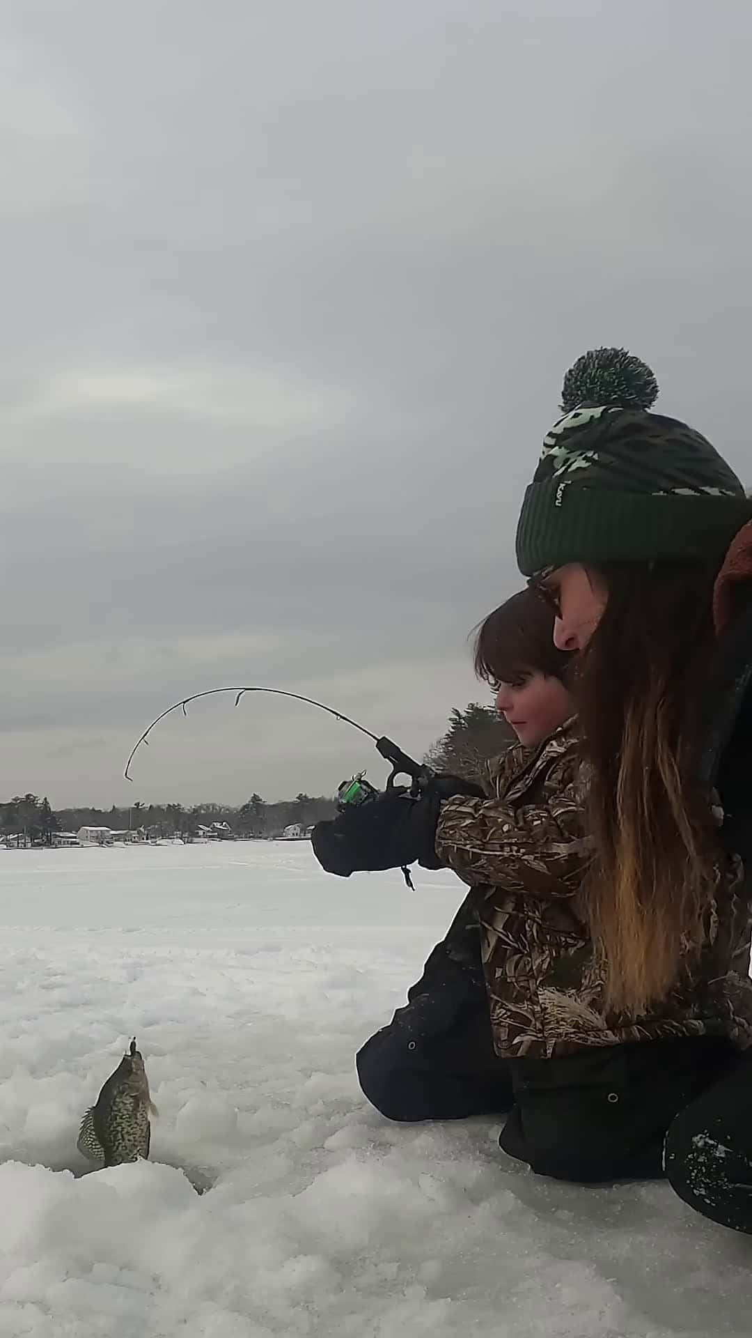 Cover for Carsen Mom went on a JIGGING ADVENTURE icefishing fishing outdoors fish crappie fyp bass