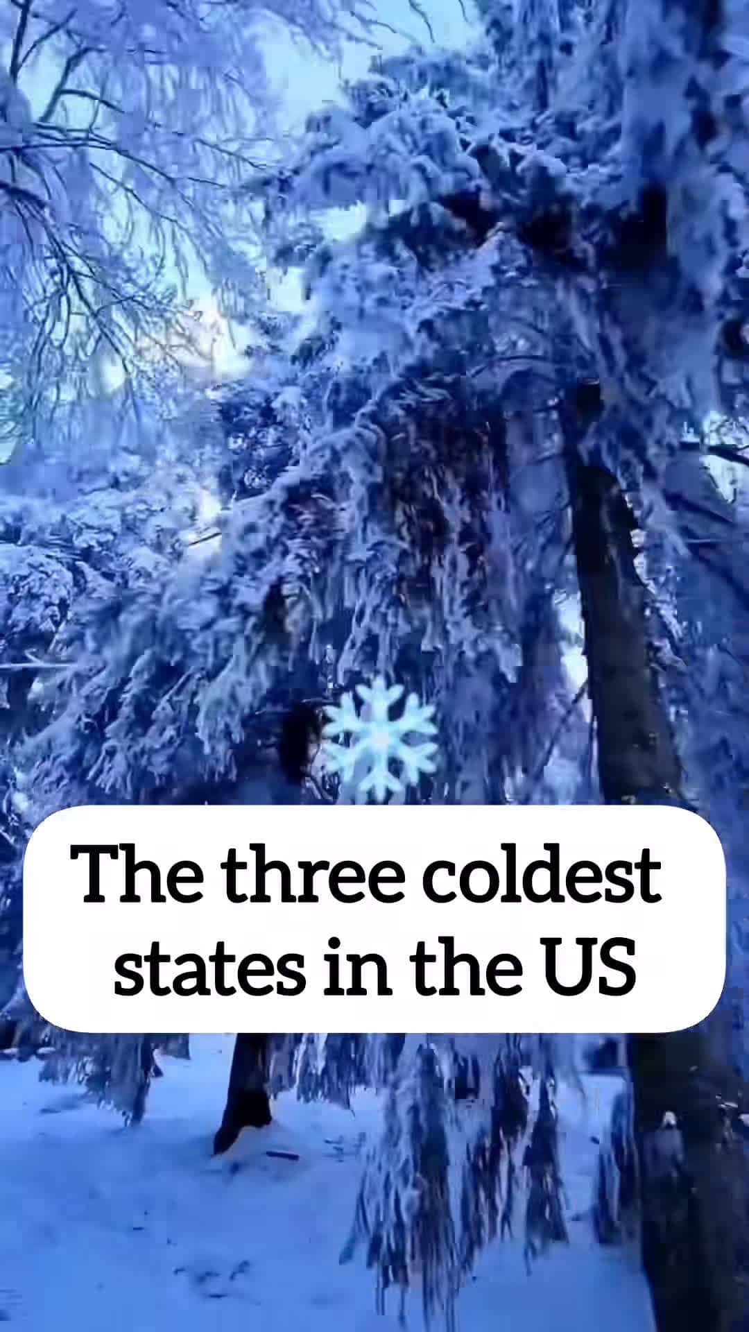 Cover for #UnpopularOpinion the 3 coldest states in the USA! Would you ever live in a place this ...