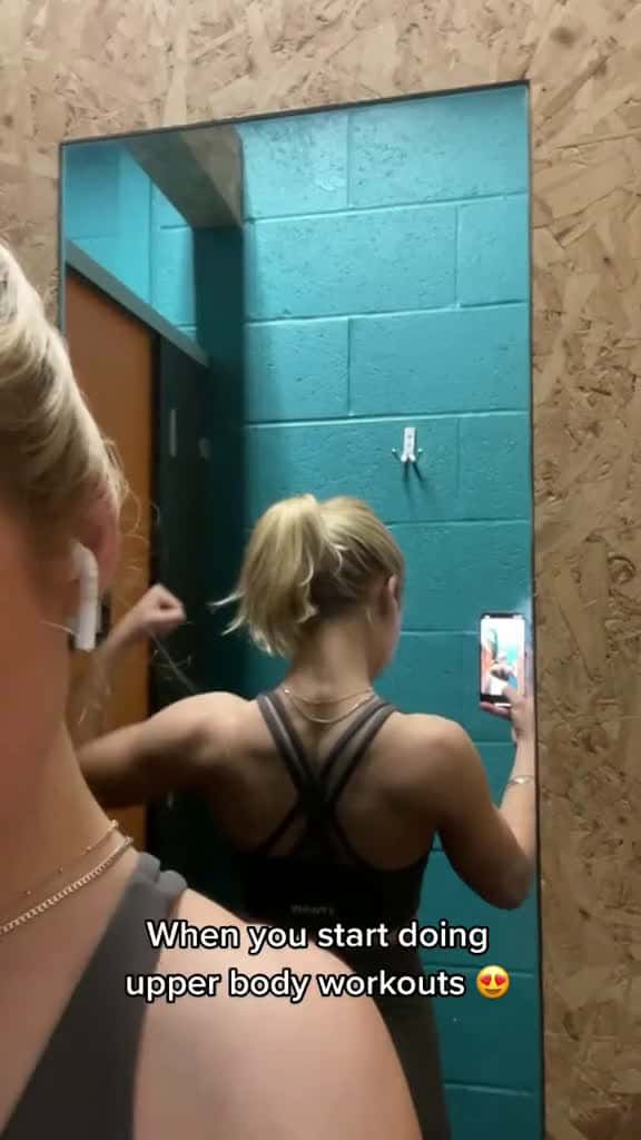 Cover for #upperbodyworkout #gymtok #gymgirl