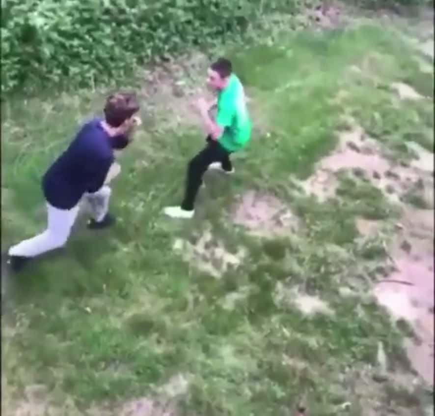 Cover for Guy in blue gets put on his ass