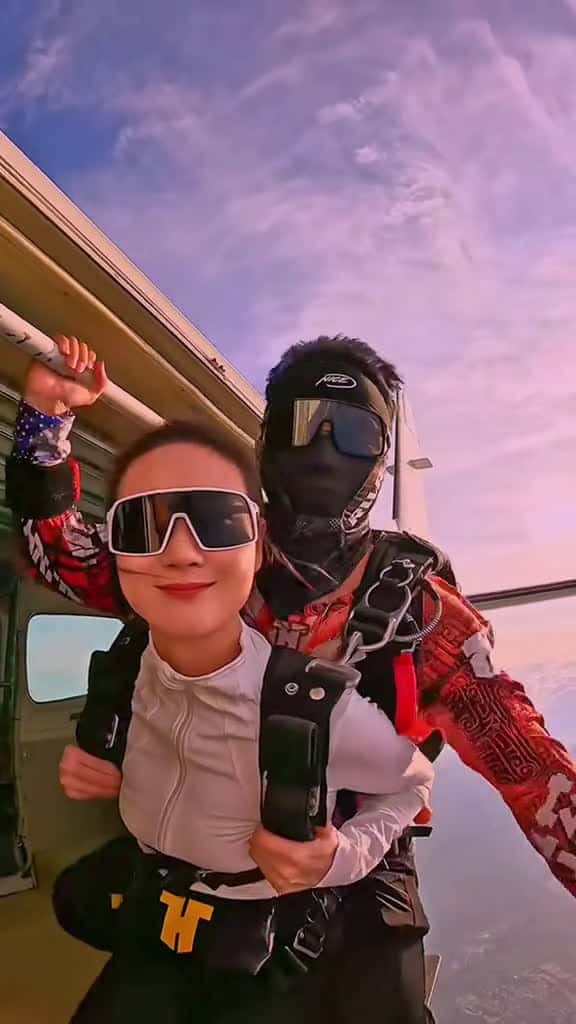 Cover for skydiving jump thrillseeker adrenaline viralvideos 66966 #shortvideos
