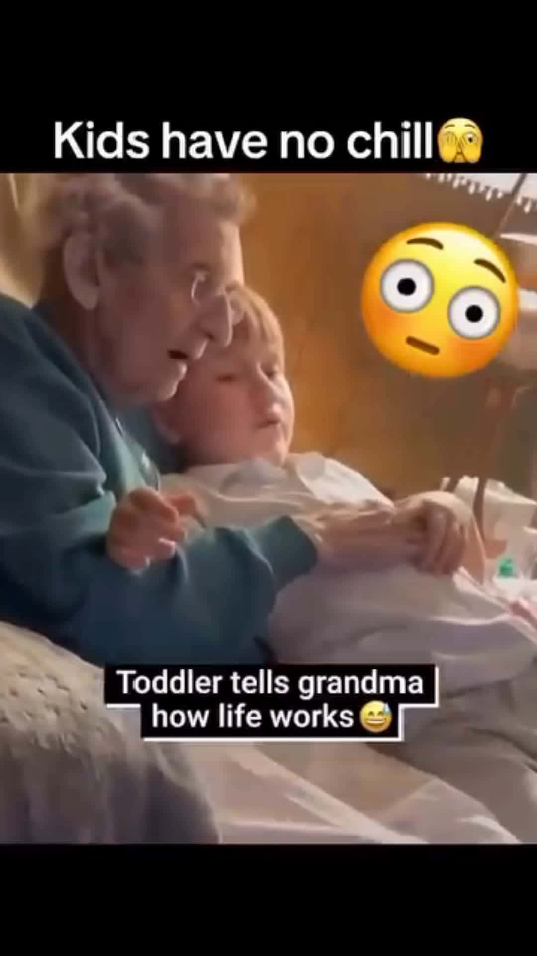 Cover for #TooFunnyToScroll #fyp #kids #grandma #crazy #lol #laugh #funny #meme #reels 