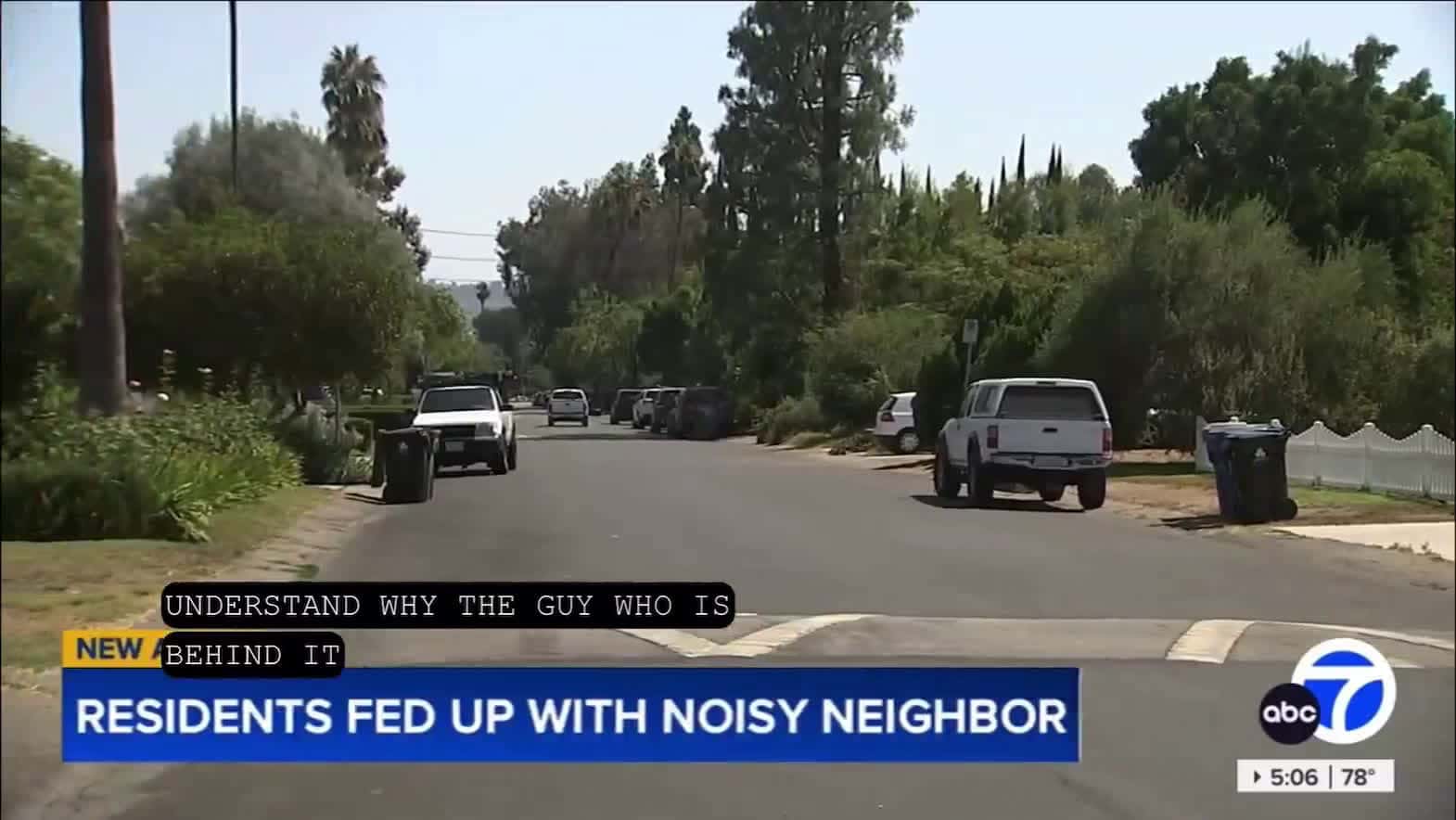Cover for California community audibly terrorized by man that blasts a litter train horn from his residence multiple times a day.Neighbors: Please help us.Crazy dude with train horn: I'm crying out for help.LAPD: Sorry, we can’t help you.