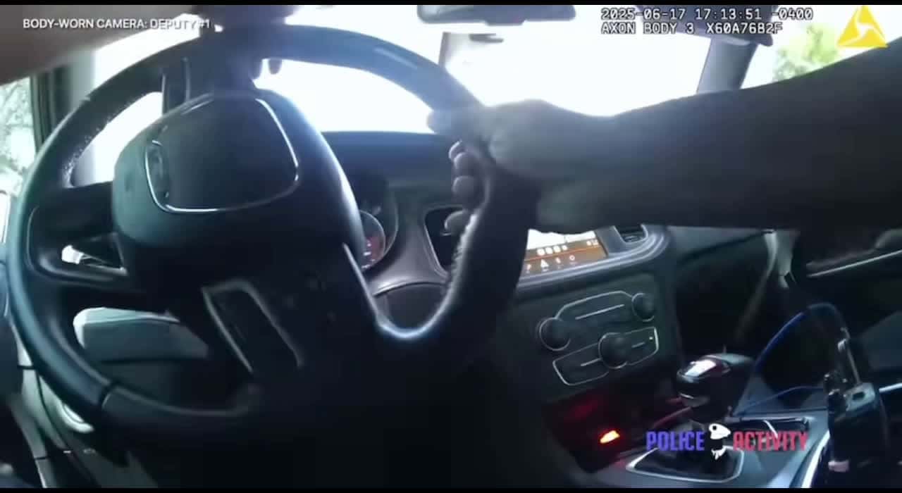 Cover for WARNING⚠️: Corvette Driver Charges at Deputies During Intense Confrontation — Shot but Survived. Now Serving Life in Prison! 🚨🚔