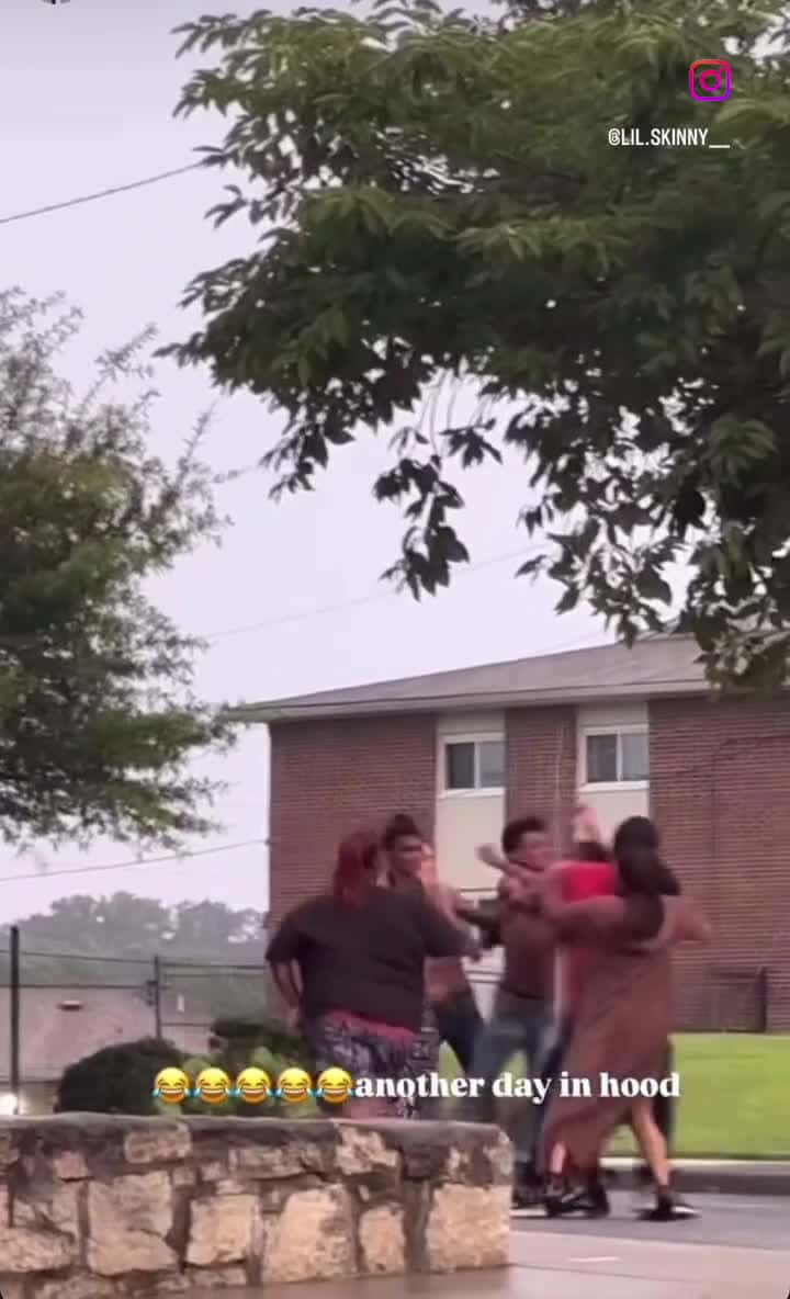 Cover for The hood always lit #hoodlife #fightcam