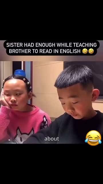 Cover for she wasn't having it 😂😂 #siblings